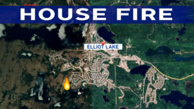 One Person Hospitalized After Early Morning Fire in Elliot Lake, Ontario