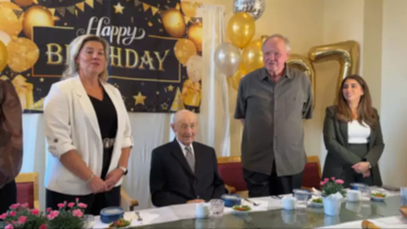 Ontario man turns 107, reveals secret to a long life