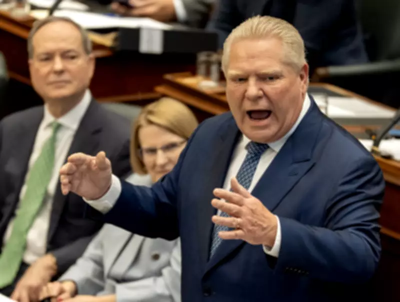 Ontario Premier Doug Ford Urged to Apologize for Legislative Insults