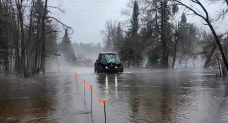 OPP Deploys ARGO Extreme-Terrain Vehicle in Minden Hills Flood Response