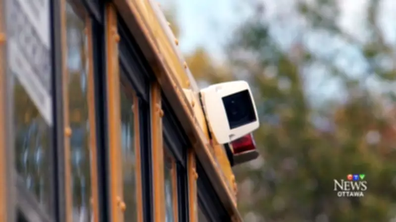 Ottawa's Stop-Arm Cameras Catch Dozens of Drivers Failing to Stop for School Buses