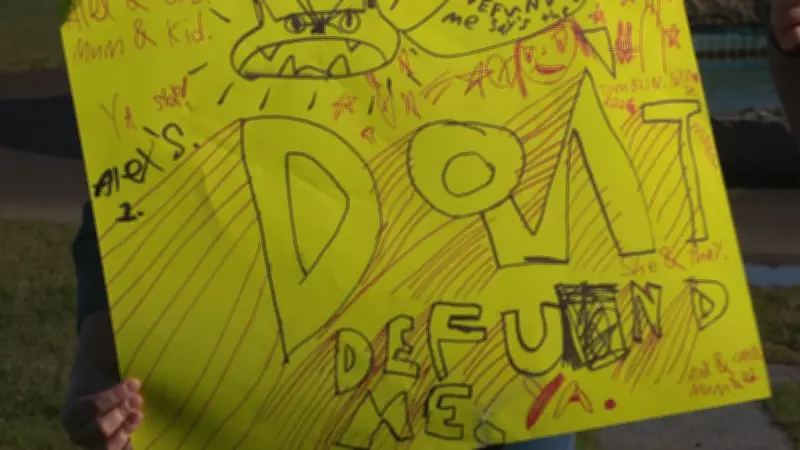 Parents and Children Rally at B.C. Legislature Against Autism Funding Overhaul