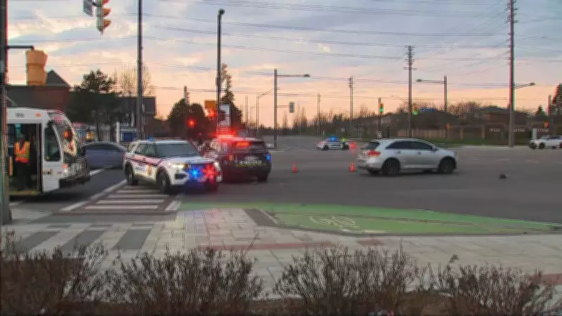 Pedestrian Hospitalized After Vehicle Collision in Vaughan, Police Investigate
