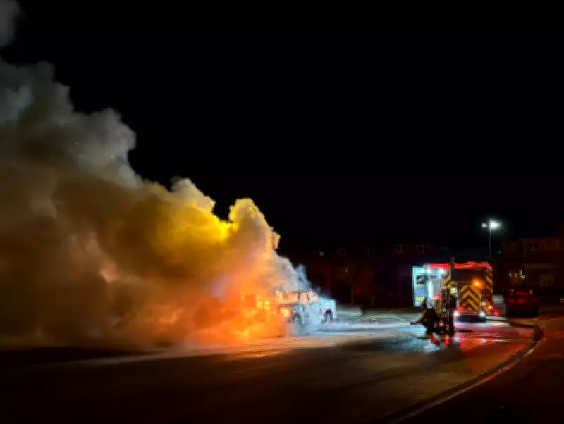 Police Confirm East Regina Vehicle Fire Was Deliberately Set