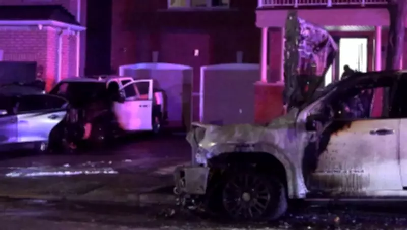 Police Investigate Three Suspicious Tow Truck Fires in Brampton