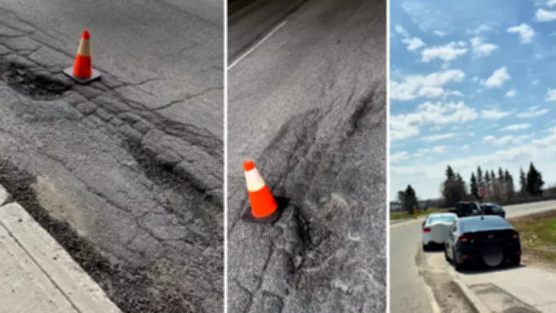 Pothole on Highway 417 On-Ramp Damages Six Vehicles in Ottawa