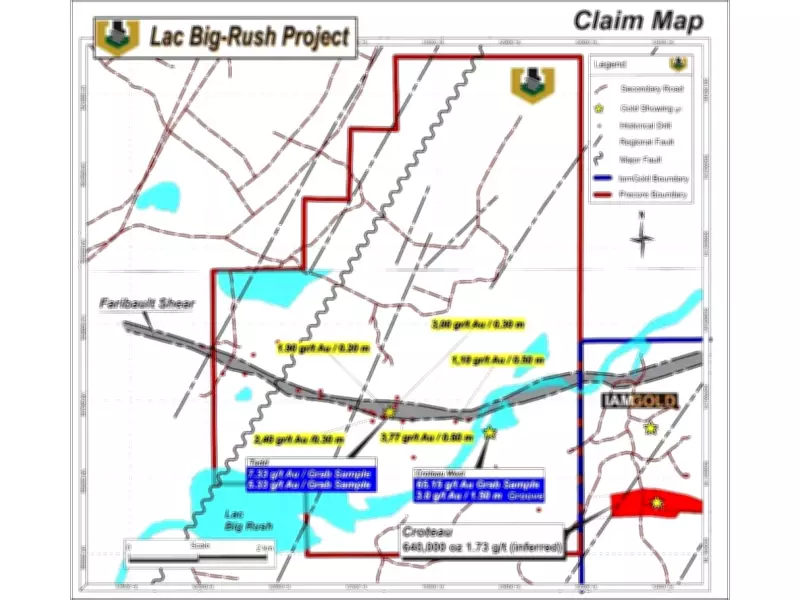 Precore Gold Completes Data Compilation for AI-Driven Drill Targets at Quebec Gold Property