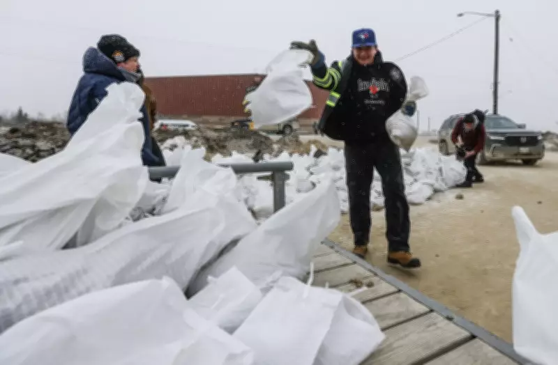 Premier Kinew Visits Peguis First Nation as Flood Protection Remains Inadequate