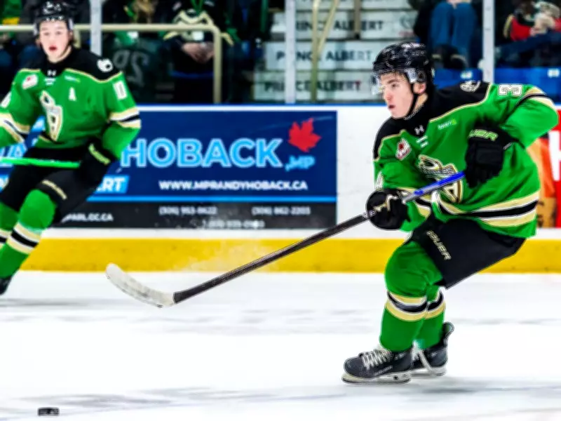 Raiders Dominate Blades 6-1 in WHL Playoff Series Opener at Art Hauser Centre