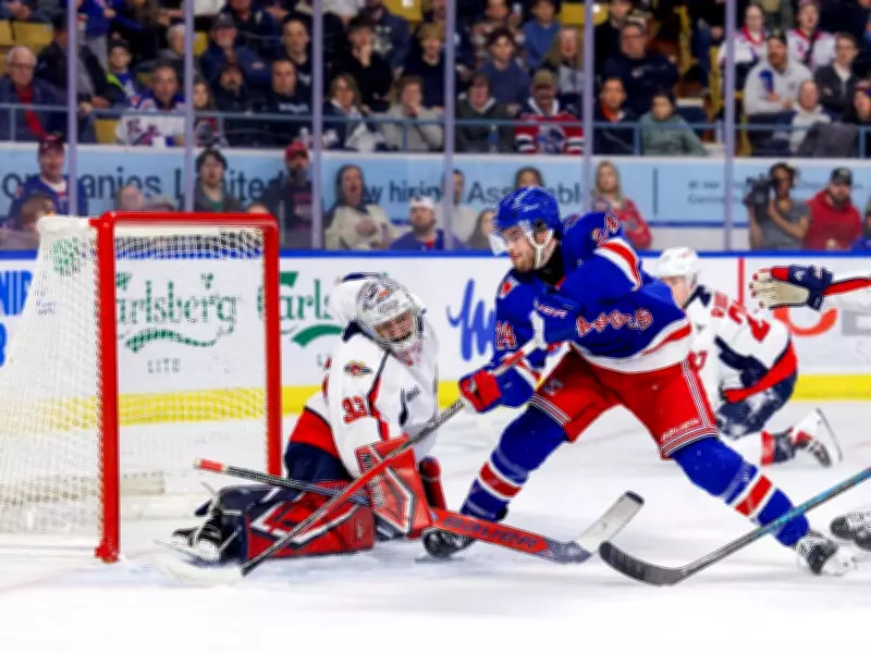 Rangers use power plays to edge Spitfires 4-3 in OT in series opener