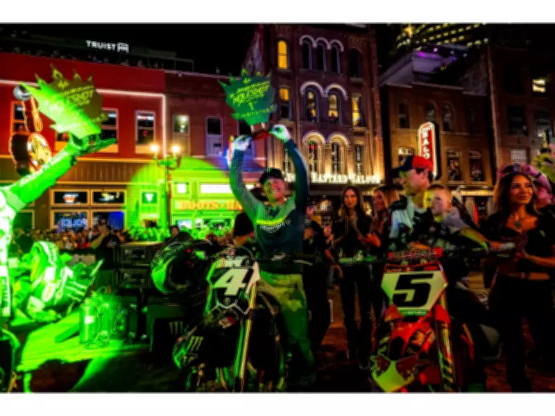 Ricky Carmichael Crowned Holeshot King on Nashville's Broadway Street