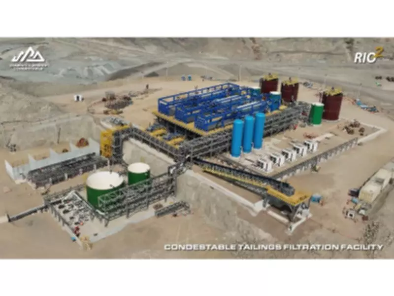 Rio2 Begins Commissioning of Condestable Tailings Filtration Facility in Peru