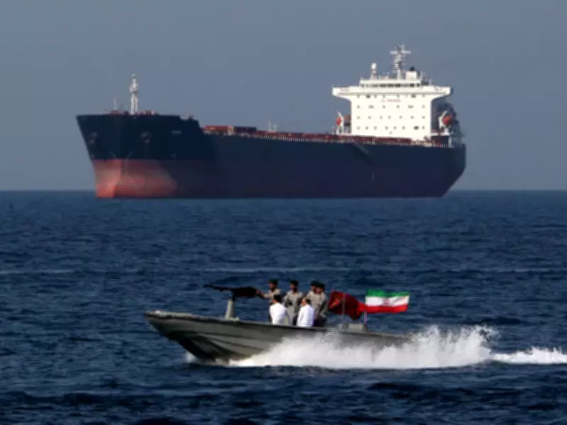 Sanctioned Tanker Tests U.S. Hormuz Blockade with U-Turn Maneuver