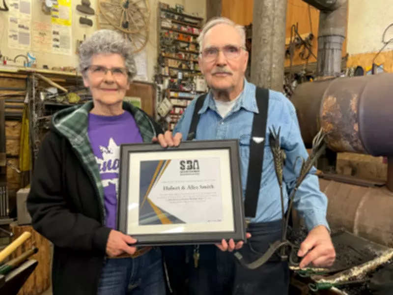 Saskatchewan Blacksmith, 89, Honored with Lifetime Membership for Lifelong Craftsmanship