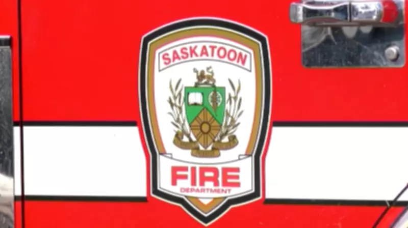 Saskatoon Firefighters Battle Garage Fire; Injuries Reported