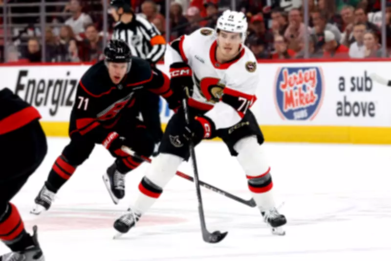 Senators' Ridly Greig Facing Player Safety Hearing for Roughing Carolina's Walker