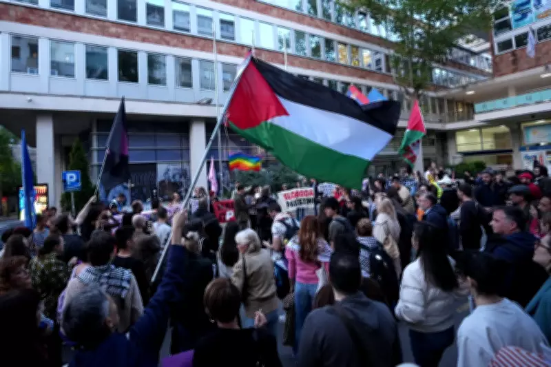 Serbian Protest Urges Eurovision Boycott Over Israel Participation