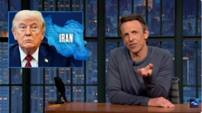 Seth Meyers Calls Out Trump's Inconsistent Rhetoric on Iran War