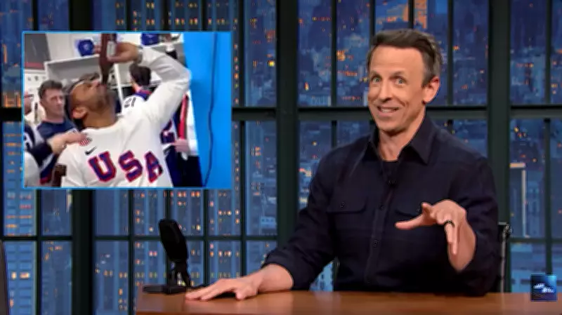 Seth Meyers Mocks FBI Director's Claim of Friendship with US Hockey Team