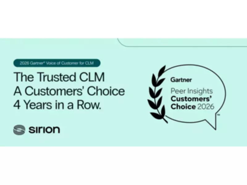 Sirion Named Customers' Choice in 2026 Gartner CLM Report for Fourth Year