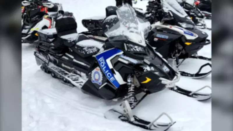 Snowmobiler Faces Charges After Fleeing Sudbury Police in Northern Ontario
