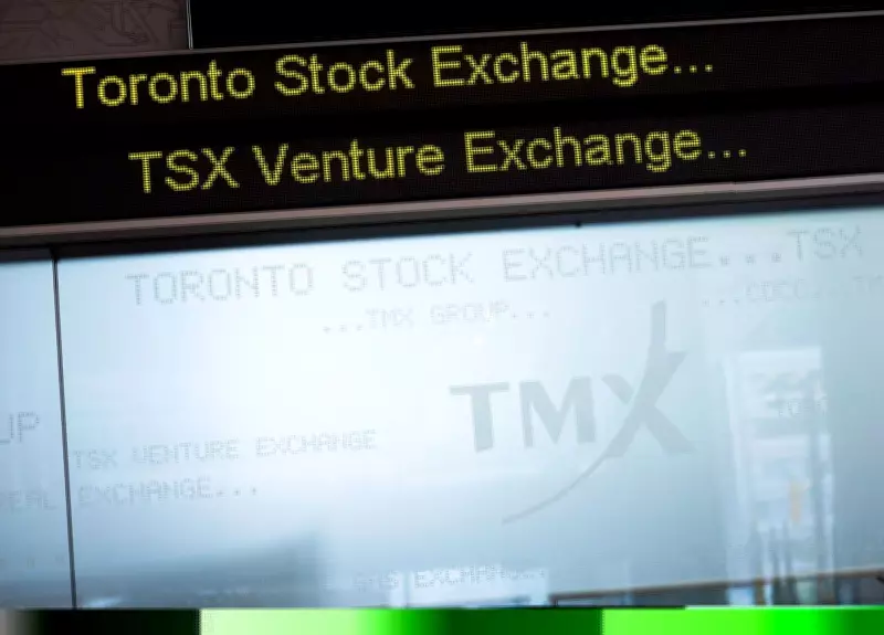 S&P/TSX Drops Nearly 200 Points, U.S. Markets Mixed in Volatile Trading