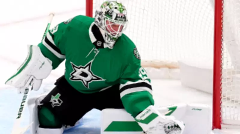 Stars' Oettinger Outduels Hellebuyck in USA Goalie Duel, Jets Blanked 3-0