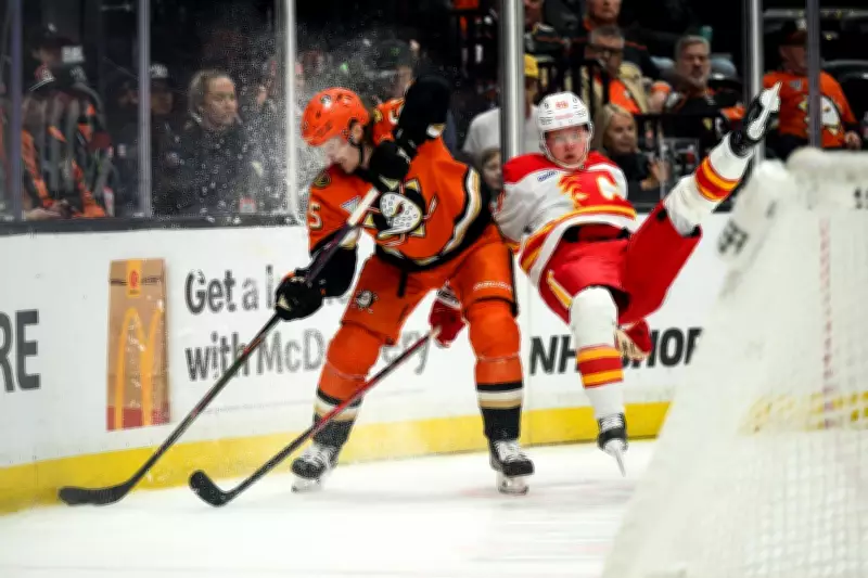 Strome Haunts Ducks, Flames Extend Anaheim's Skid to 5 Games with 5-3 Victory
