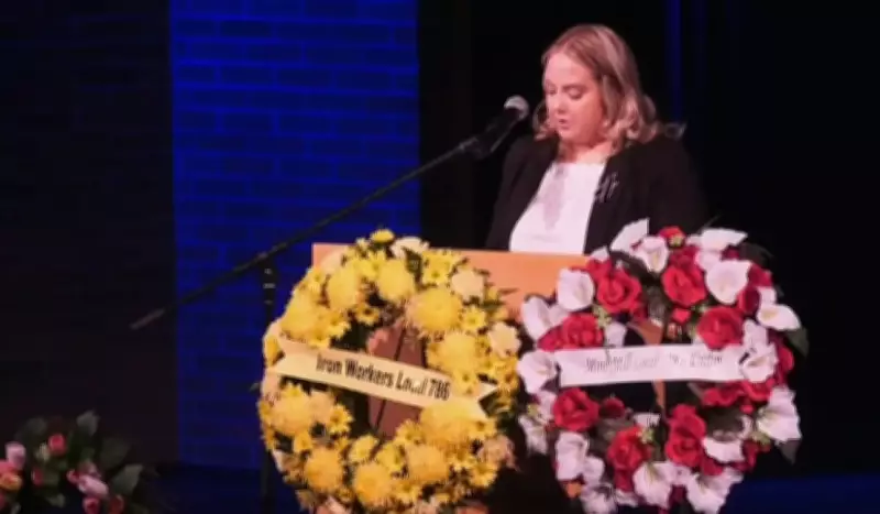 Sudbury widow's emotional plea at Day of Mourning event