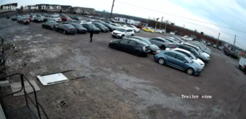 Surveillance Footage Released: Suspect Fires 16 Shots at Whitby Used Car Dealership