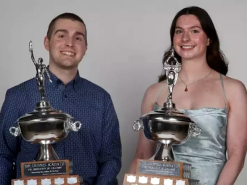 Swimmer Alexanne Lepage and Curler Kenan Wipf Named Dinos Athletes of the Year