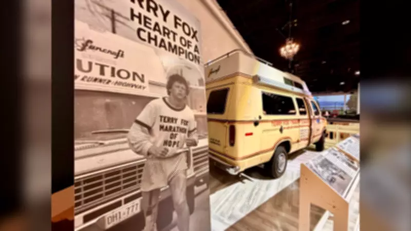 Terry Fox's Marathon of Hope Van Now on Display at Halifax Museum