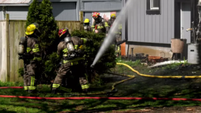 Thorndale Residents Escape Blaze as Fire Crews Battle Harrison Street House Fire