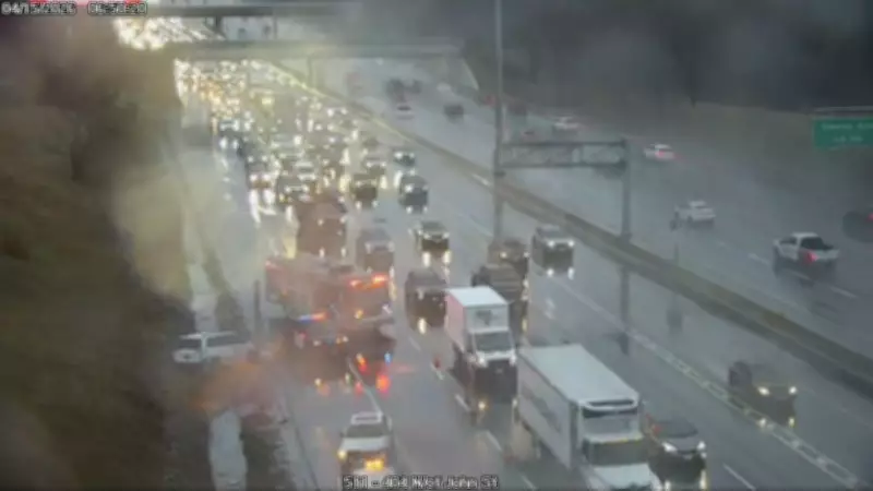 Thunderstorms Cause Slippery Morning Commute and Collisions in Toronto