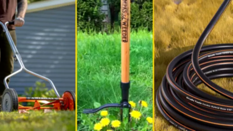 Top Lawn Care Essentials: Push Mower, Weeder, and Garden Hose