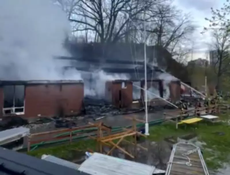 Toronto Humber Yacht Club Destroyed in Three-Alarm Fire