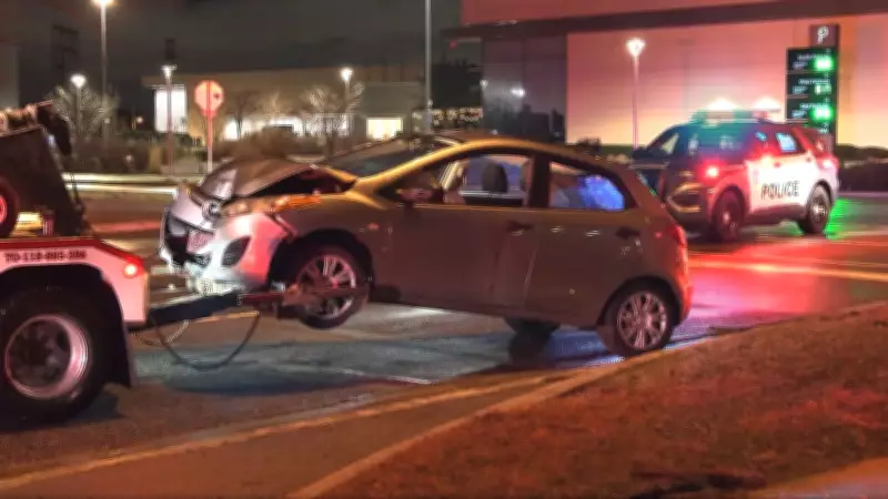 Toronto Police Arrest Impaired Driver After Crash Near Sherway Gardens Mall