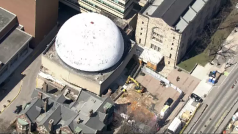 Toronto's Former McLaughlin Planetarium Demolition Underway in Downtown Core