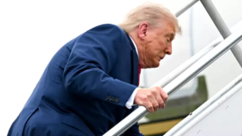 Trump Criticizes Biden's Stair Climbing While Overlooking His Own Stumbles