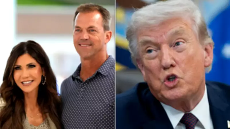 Trump Expresses Sympathy for Noem Family After Husband's Fetish Revelation