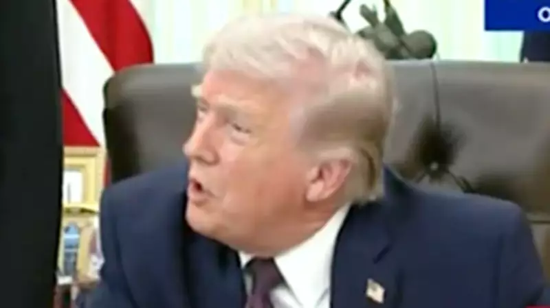 Trump Lashes Out at Reporter as 'Fresh Person' During Oval Office Exchange