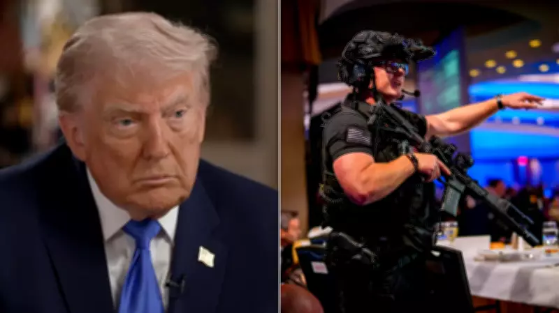 Trump Praises 'Really Attractive' Law Enforcement After WH Dinner Shooting