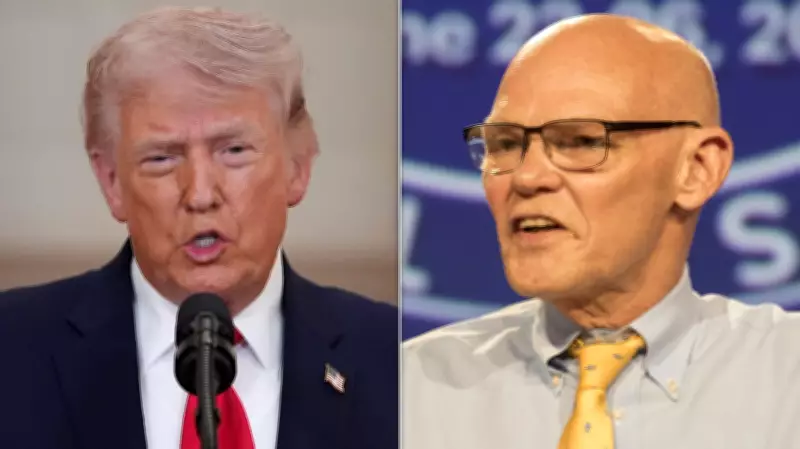 Trump Slams Carville as 'Wacko' Over Supreme Court Expansion and Statehood Push