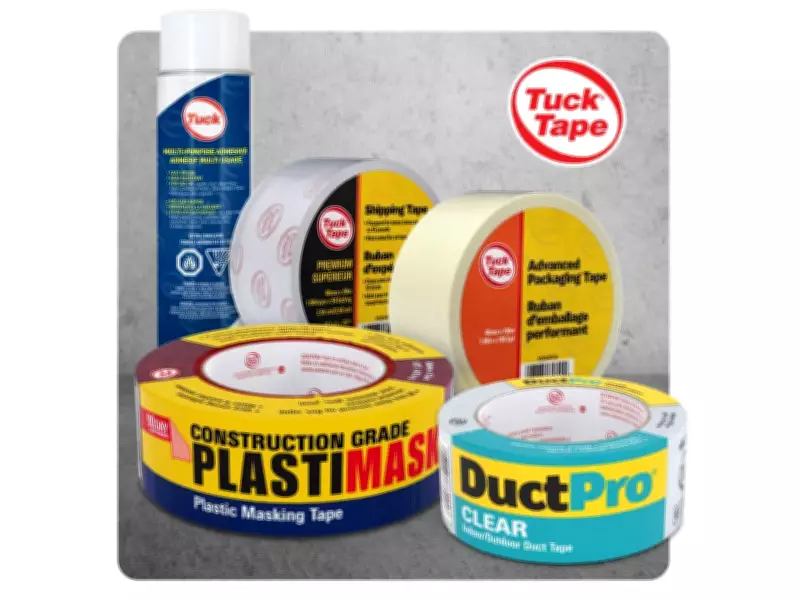 Tuck Tape Expands in Canadian Consumer Market with New Product Lineup