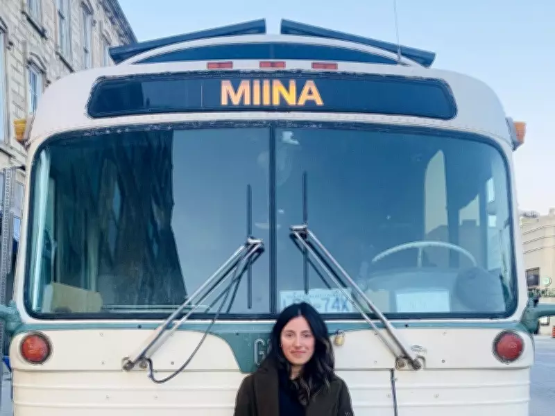 Vancouver Island Singer Miina Tours Canada in Vegetable Oil-Powered Bus