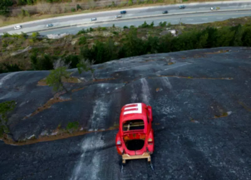 Volkswagen Beetle Successfully Removed from Squamish Mountain After Week-Long Operation