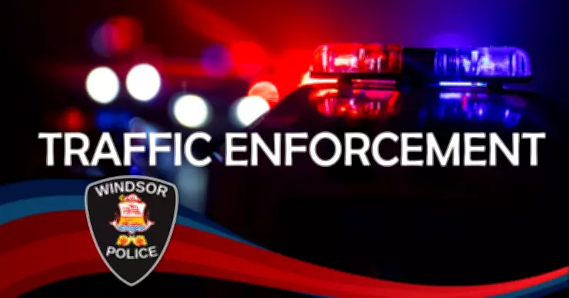 Windsor Driver Charged for Speeding 107 km/h in 50 km/h Zone