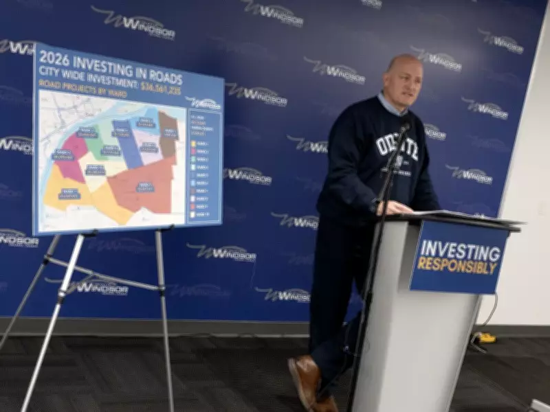 Windsor's Record $163.8M Road Overhaul: Mayor Urges Patience Amid Major Construction