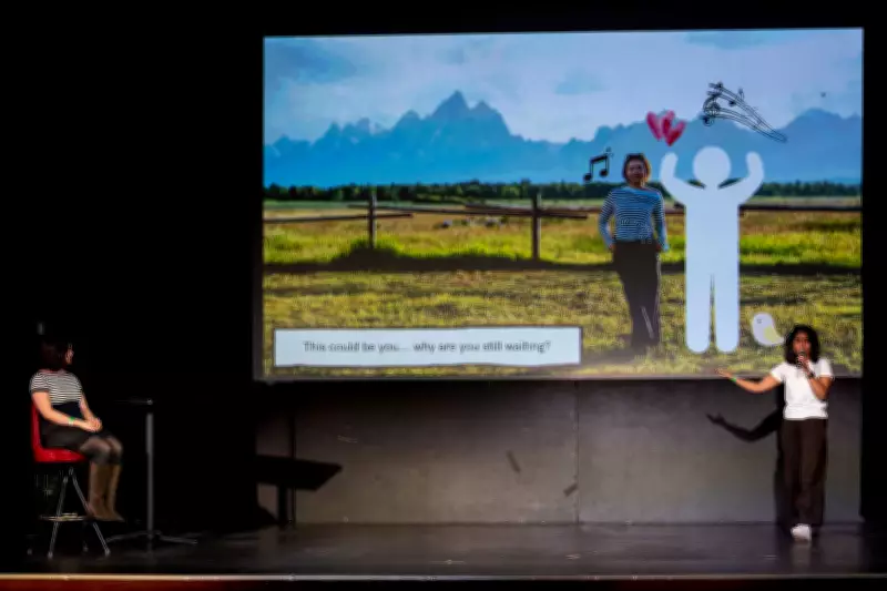 Winnipeg Singles Ditch Dating Apps for PowerPoint at Pitch-Style Event