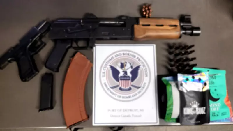 Wrong Turn at Windsor-Detroit Tunnel Leads to Firearm and Marijuana Seizure